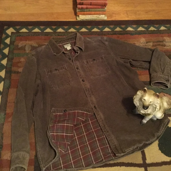 βοΈ Khaki 100% COTTON CREW KNIT SHIRT L - Picture 10 of 16